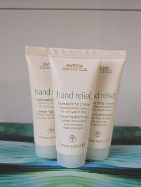 AVEDA Hand Relief Moisturizing Creme - Cream 3 Travel Size 1.4 Once Each